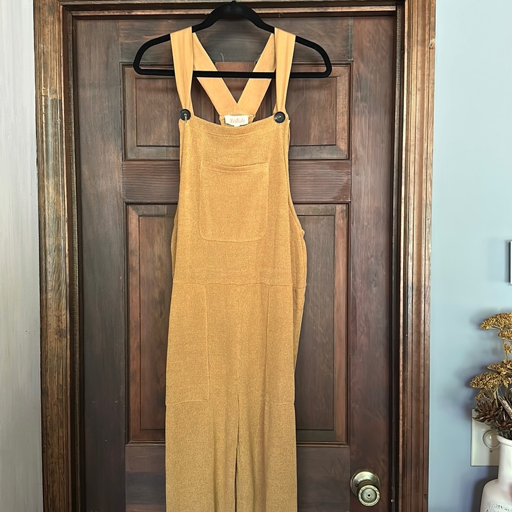 Flowy Mustard Jumpsuit